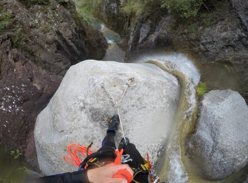 curso de barrancos en el valle de benasque